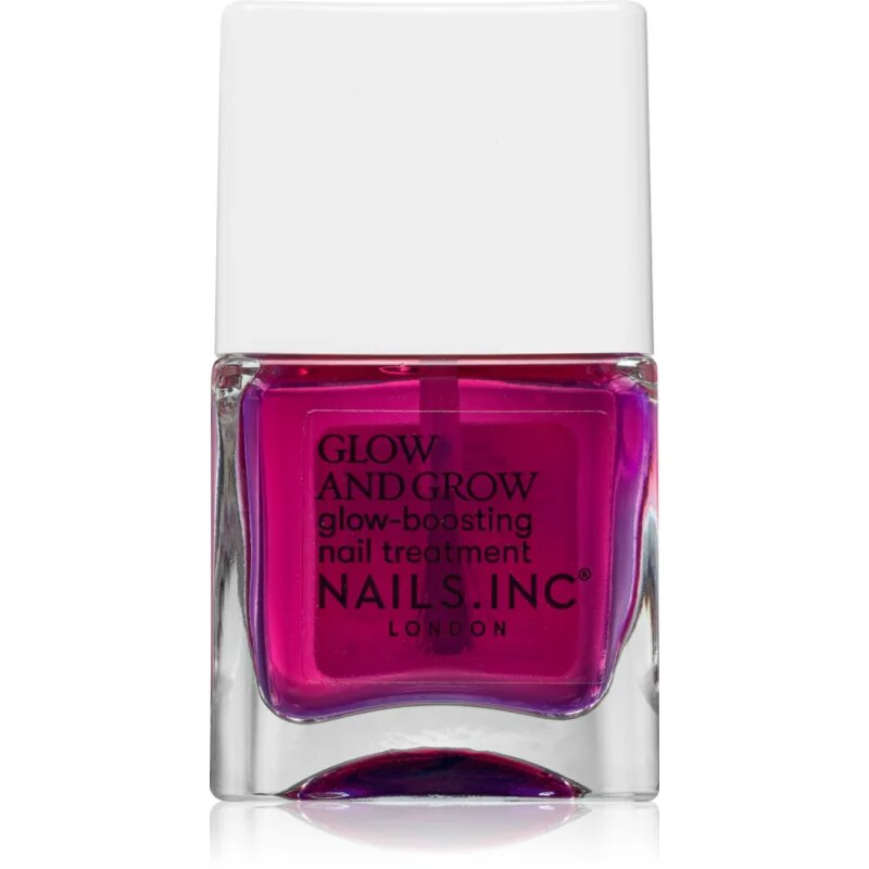 Nails Inc. Glow and Grow Nail Growth Treatment подсилващ лак за нокти 14 мл.