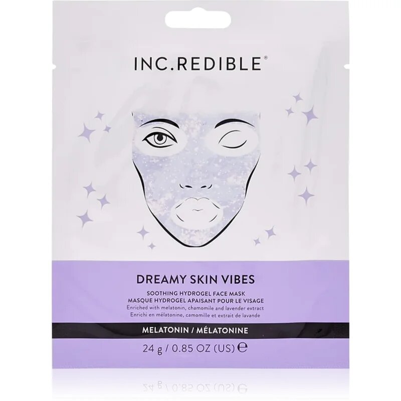 Nails Inc. INC. Redible Dreamy Skin Vibes хидрогелна маска с успокояващ ефект 24 гр.