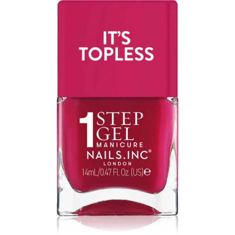 Nails Inc. It’s Topless гел лак за нокти за дълготраен ефект цвят Kylie 14 мл.
