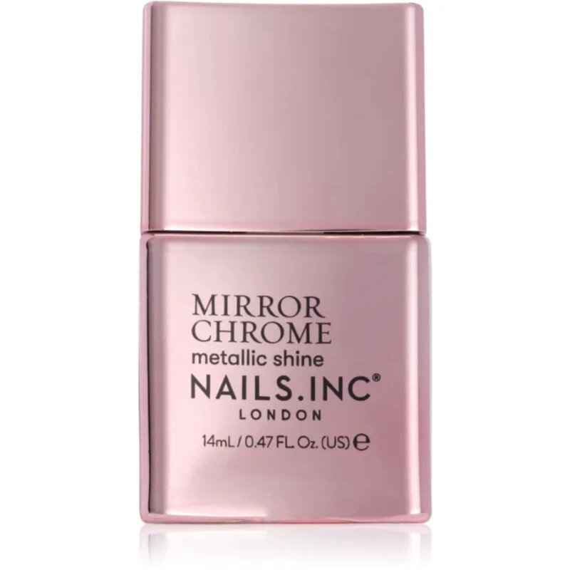 Nails Inc. Mirror Chrome лак за нокти със силен гланц цвят You're being Chromatic 14 мл.