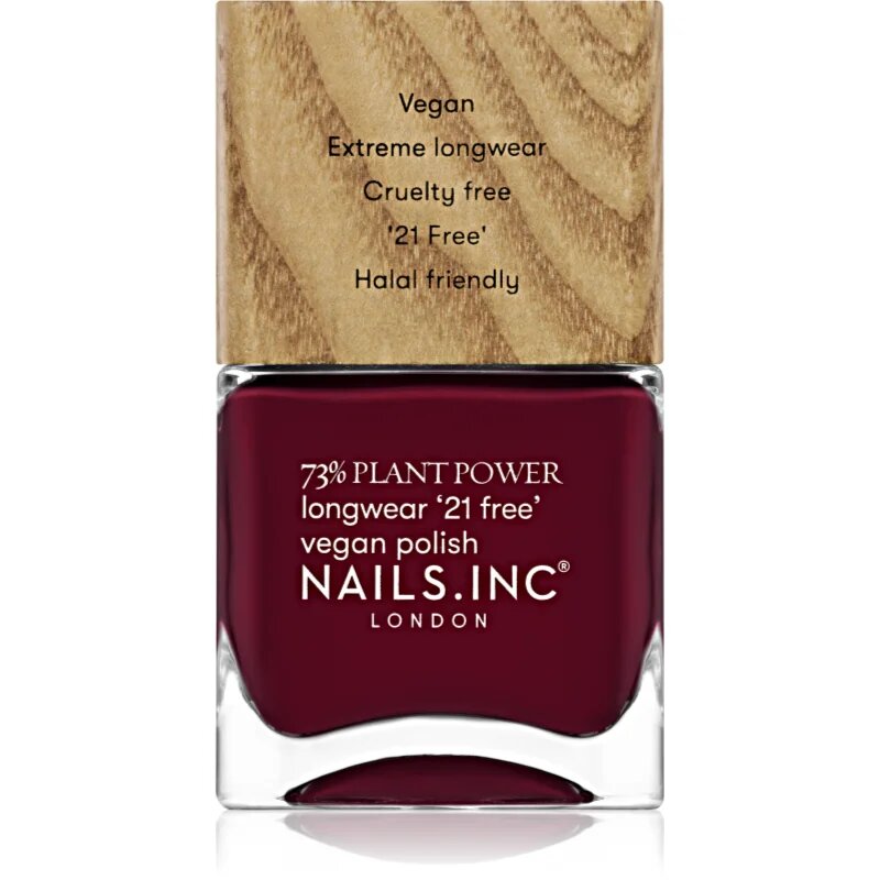 Nails Inc. Plant Power дълготраен лак за нокти цвят Flex My Complex 14 мл.