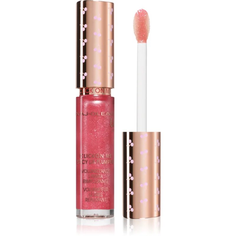 Naj Oleari Click on Me Glassy Lip Balm блестящ балсам за устни за жени 02 Luminous Pink 6 мл.