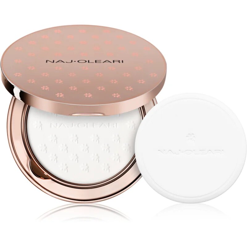 Naj Oleari No More Pore Mattifying Powder прозрачна компактна пудра с матиращ ефект за жени 01 Clear 7 гр.