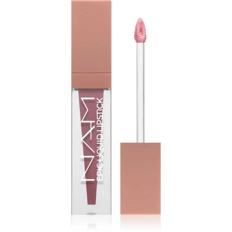 NAM Epic Liquid Lipstick дълготрайно течно червило цвят 10 Mauve Petal 3.5 мл.