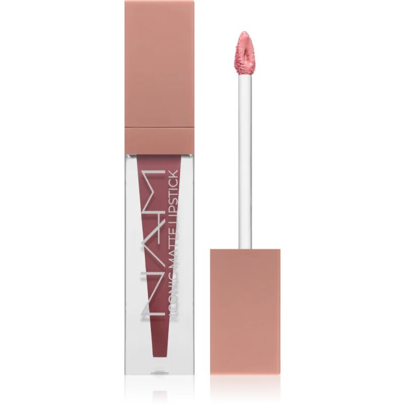 NAM Iconic Matte Lipstick матиращо хидратиращо течно червило цвят 7 True Nude 3.5 мл.