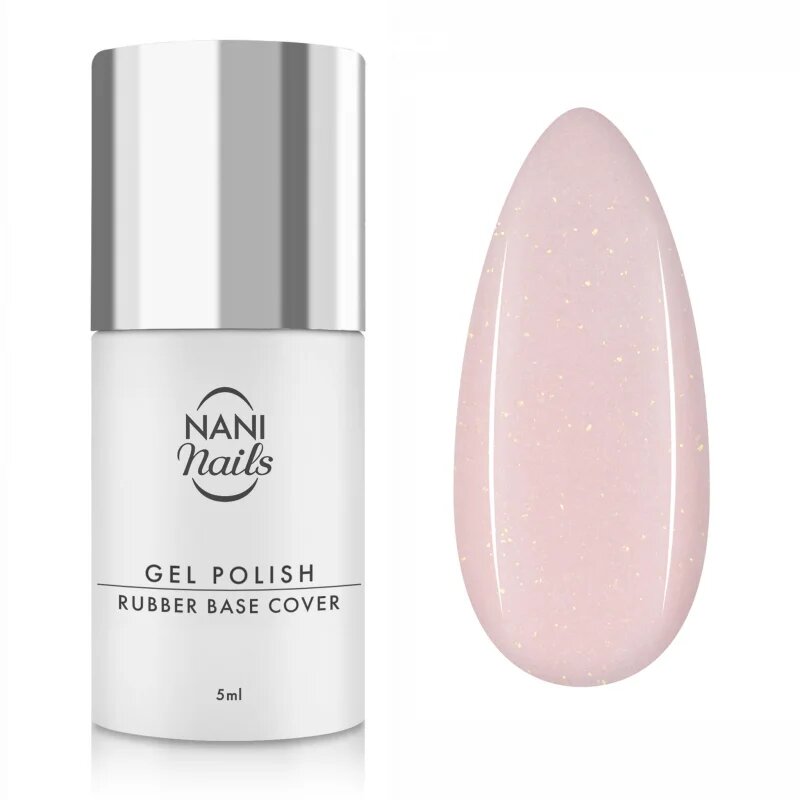NaniNails NANI Rubber Base основно гел покритие цвят Glem Muse 5 мл.