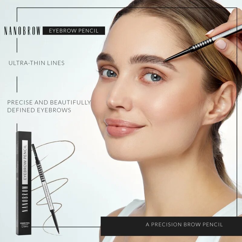 Nanobrow Eyebrow Pencil молив за вежди цвят Dark Brown 1 гр.