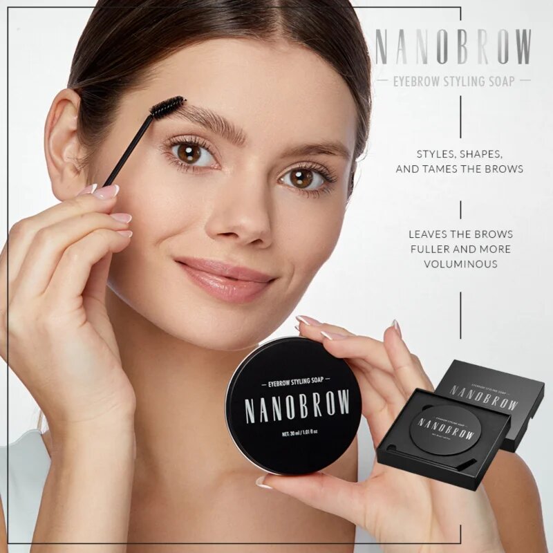 Nanobrow Eyebrow Styling Soap сапун за оформяне на вежди за вежди 30 гр.