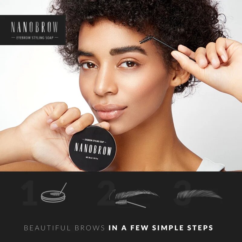 Nanobrow Eyebrow Styling Soap сапун за оформяне на вежди за вежди 30 гр.