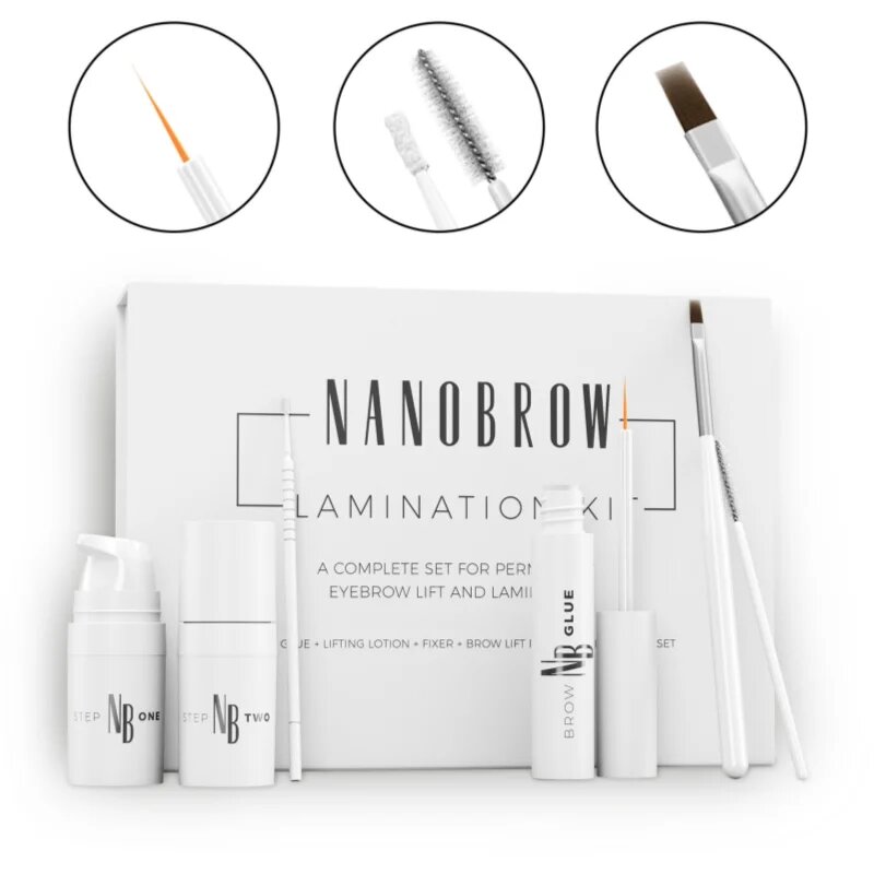 Nanobrow Lamination Kit комплект за оформяне на вежди