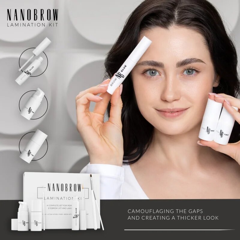 Nanobrow Lamination Kit комплект за оформяне на вежди