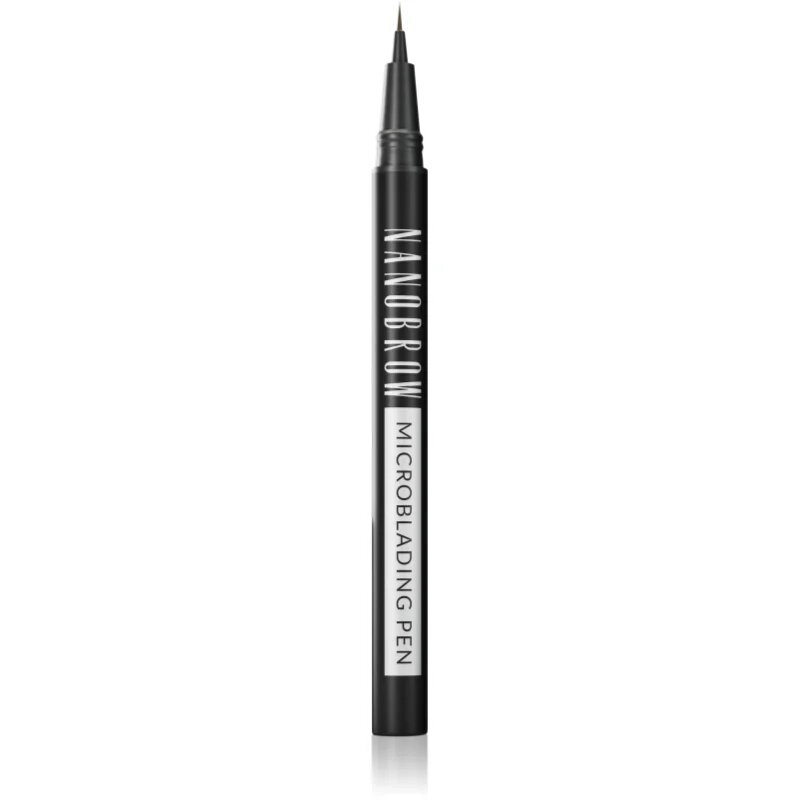 Nanobrow Microblading Pen прецизна водоустойчива очна линия за вежди цвят Dark Brown 1 мл.