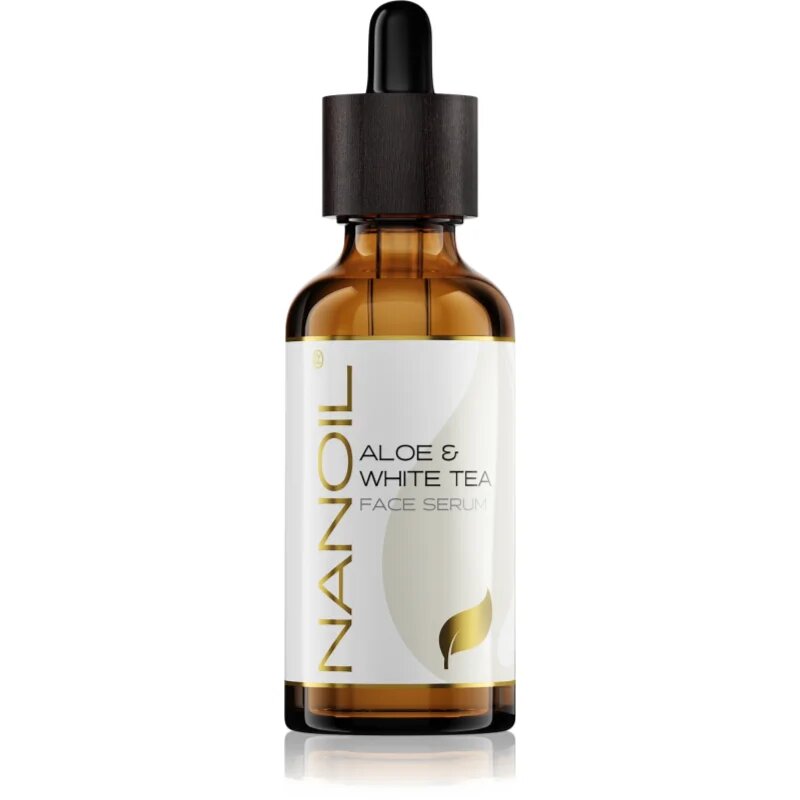 Nanoil Aloe & White Tea серум за лице с алое вера и бял чай 50 мл.