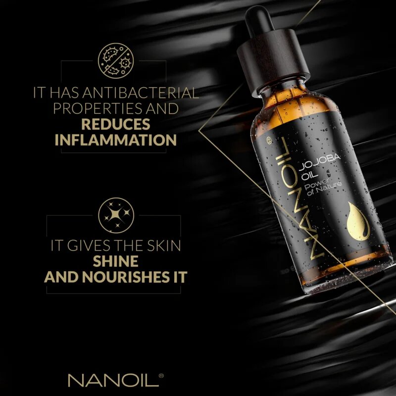 Nanoil Jojoba Oil олио от жожоба за лице тяло и коса 50 мл.