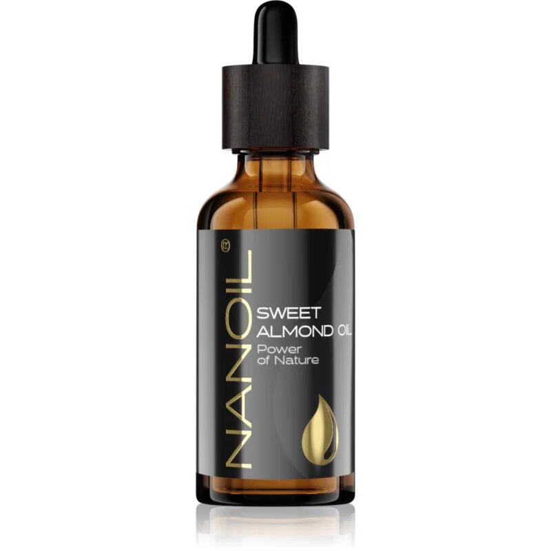 Nanoil Sweet Almond Oil бадемово олио за лице тяло и коса 50 мл.