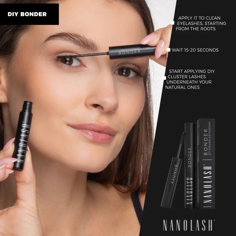 Nanolash DIY Bonder лепило за изкуствени мигли цвят Black 5 мл.