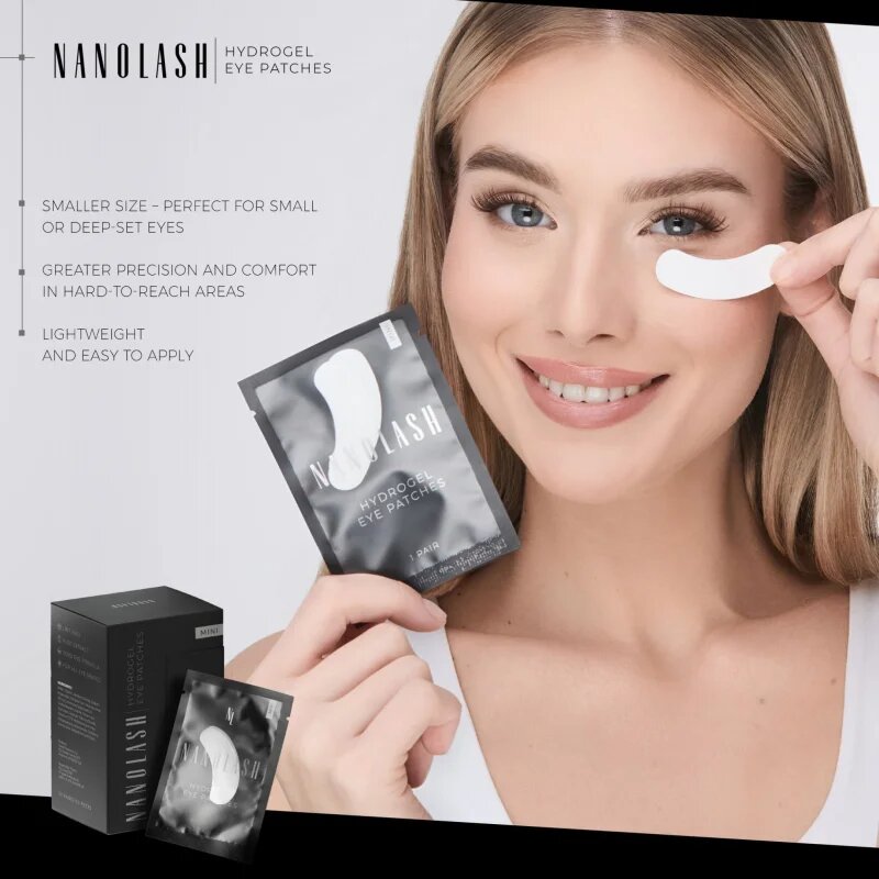 Nanolash Hydrogel Eye Patches Mini хидрогел стелки за очи 50 чифт