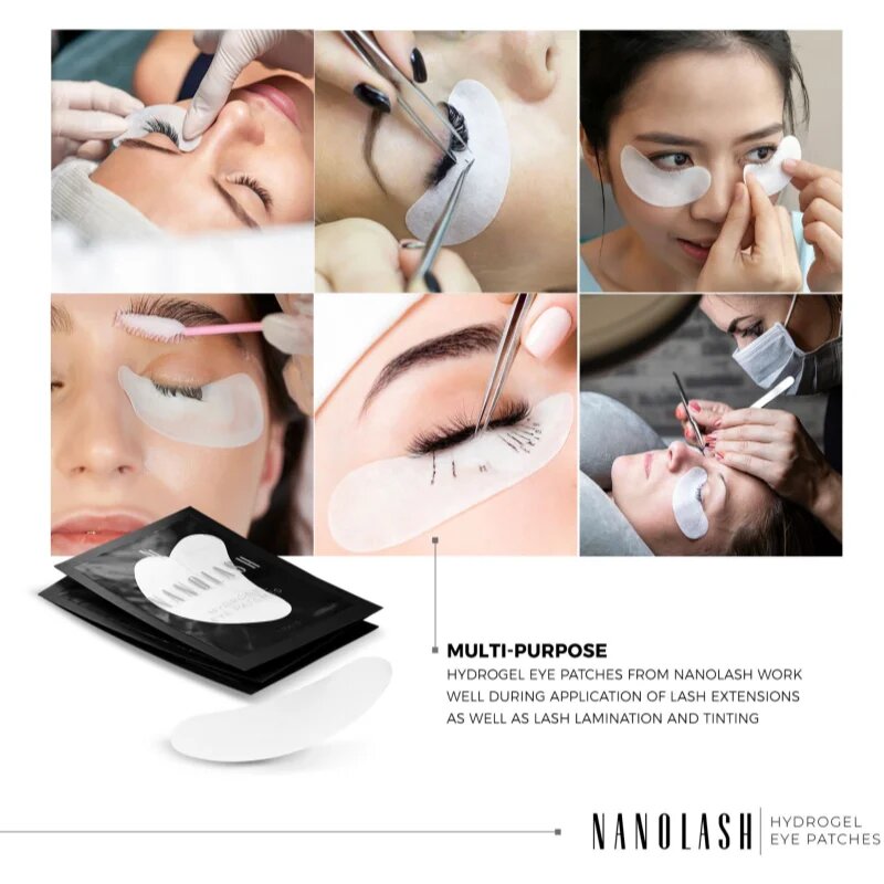 Nanolash Hydrogel Eye Patches Mini хидрогел стелки за очи 50 чифт