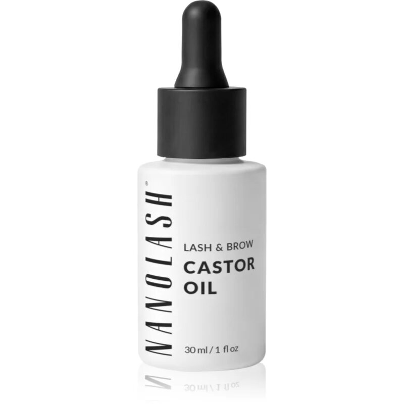 Nanolash Lash & Brow Castor Oil студено пресовано рициново масло за мигли и вежди 30 мл.