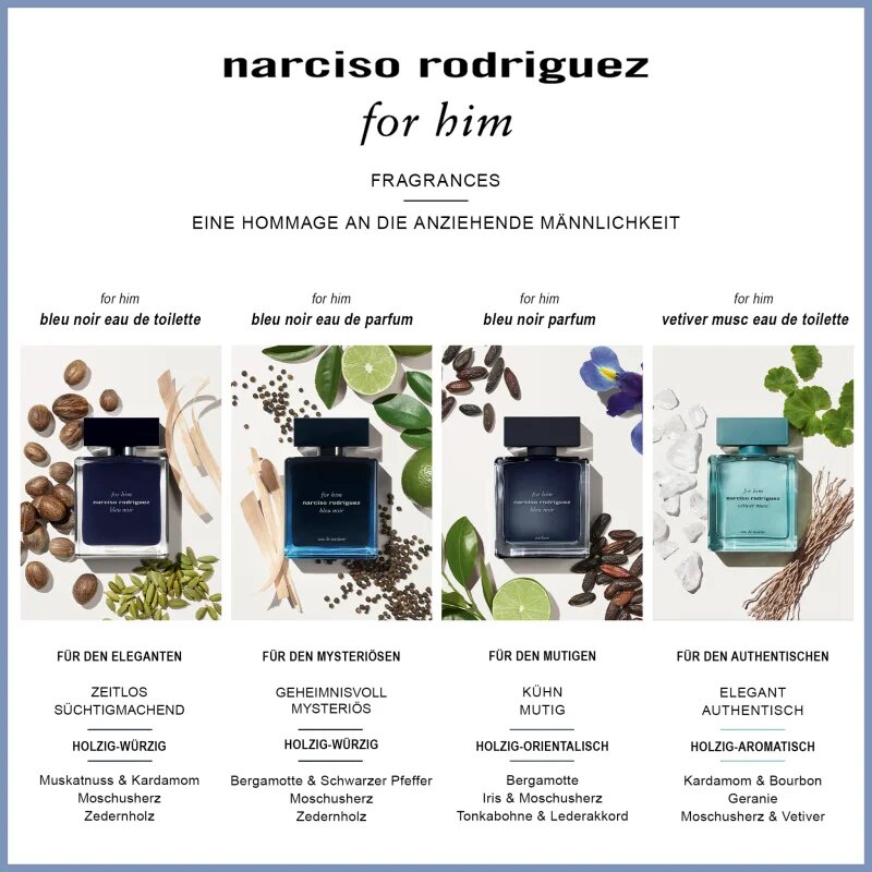 Narciso Rodriguez for him Bleu Noir тоалетна вода за мъже 100 мл.