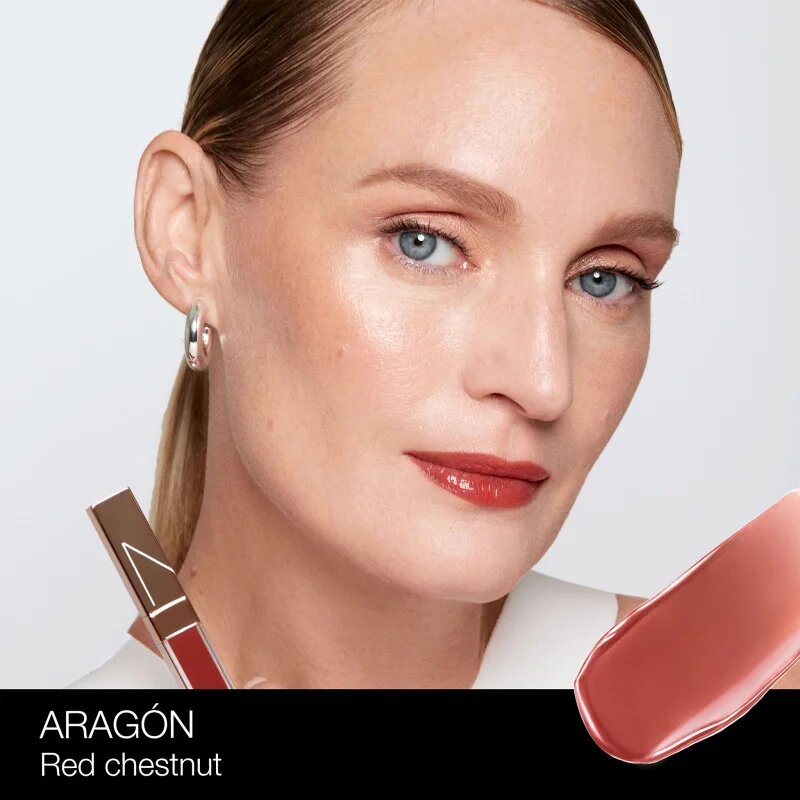 Nars Afterglow Lip Shine хидратиращ блясък за устни цвят ARAGON 5.5 мл.