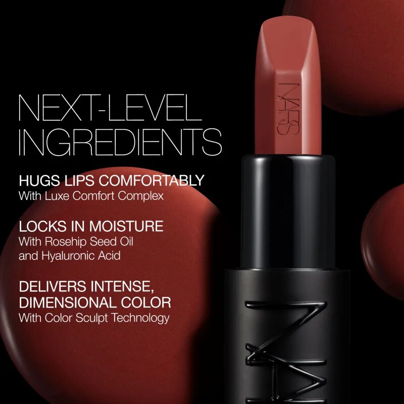 Nars Explicit Lipstick сатенено червило цвят BEWITCHED 3.8 гр.