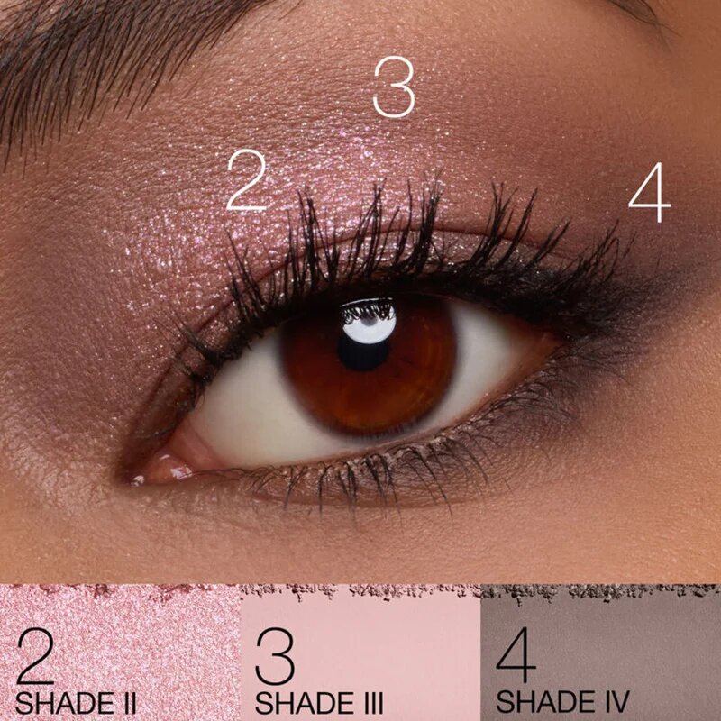 Nars Eyeshadow Quad Petal Play Collection палитра сенки за очи цвят BLOOM 4x1.1 гр.