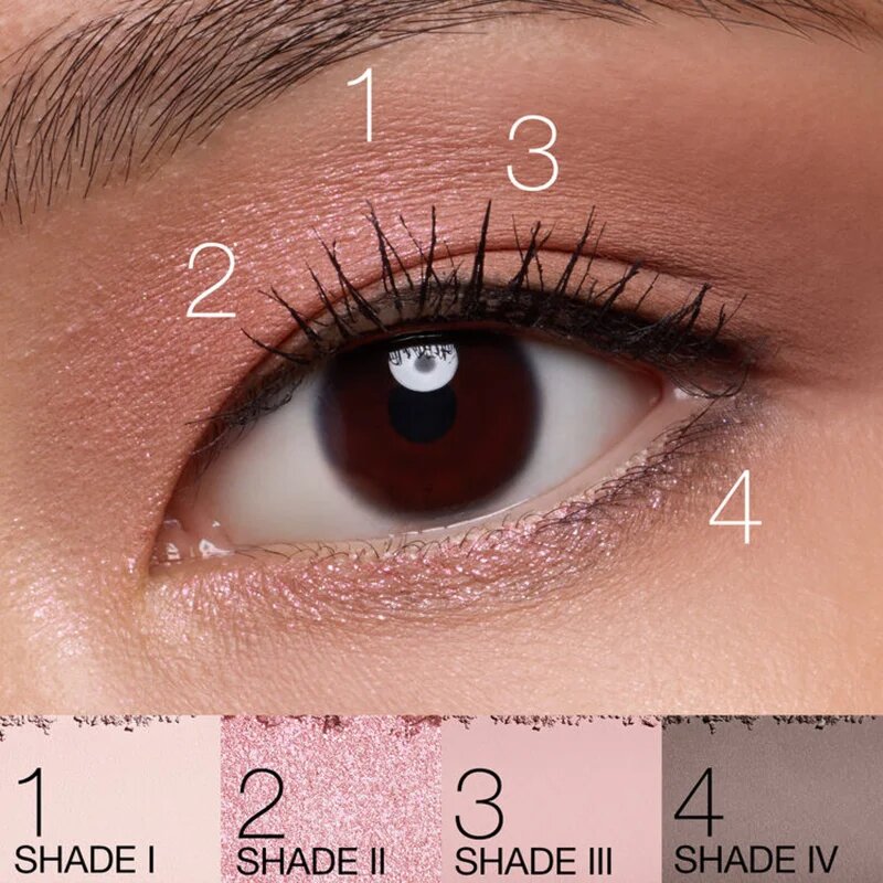 Nars Eyeshadow Quad Petal Play Collection палитра сенки за очи цвят BLOOM 4x1.1 гр.