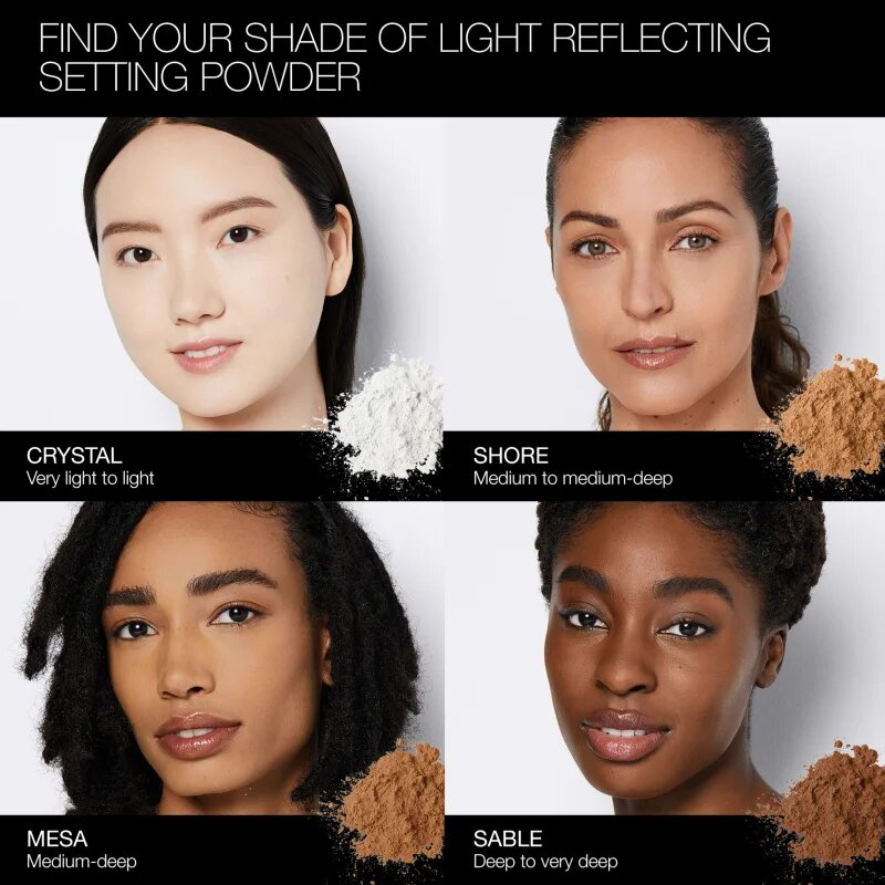 Nars Light Reflecting™ SETTING POWDER - PRESSED фиксираща пудра цвят CRYSTAL 10 гр.