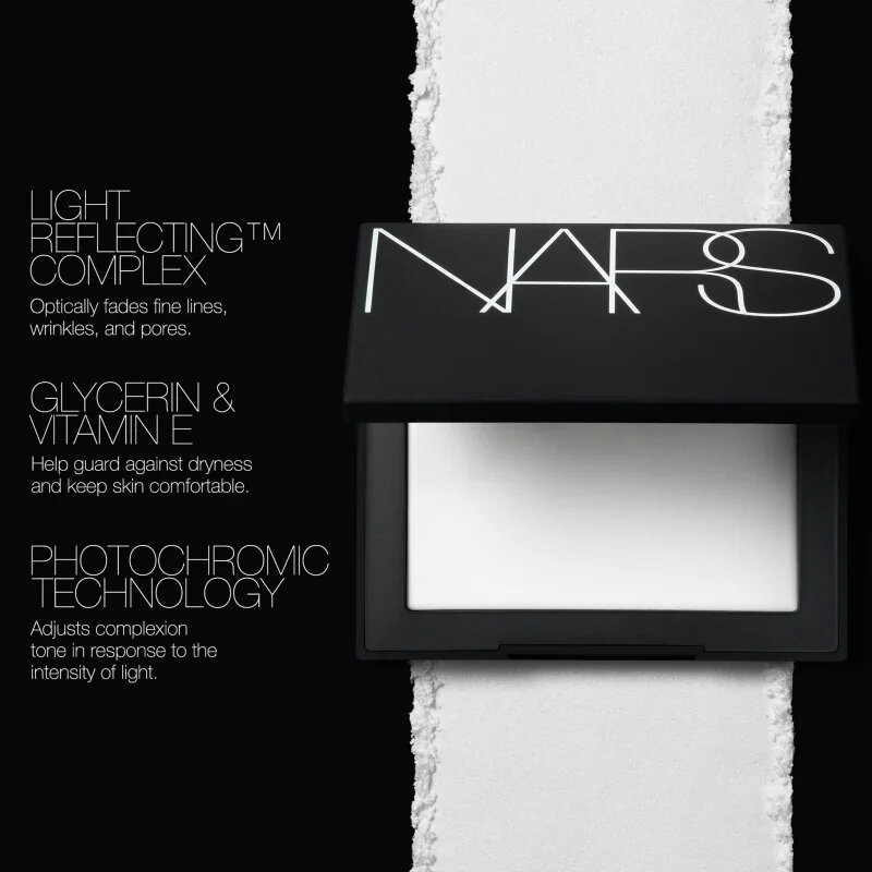 Nars Light Reflecting™ SETTING POWDER - PRESSED фиксираща пудра цвят CRYSTAL 10 гр.