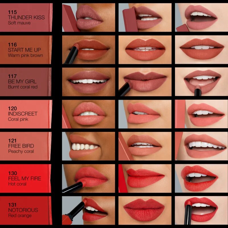 Nars Powermatte Lipstick дълготрайно червило с матиращ ефект цвят BE MY GIRL 15 гр.