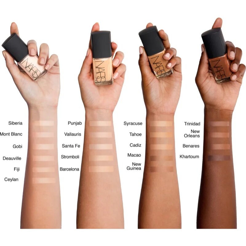Nars Sheer Glow Foundation хидратиращ фон дьо тен цвят IGUACU 30 мл.