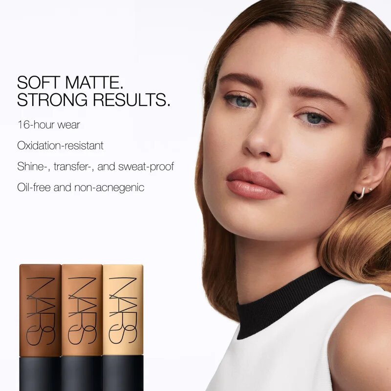 Nars SOFT MATTE Complete Foundation матиращ фон дьо тен цвят SANTA FE 45 мл.