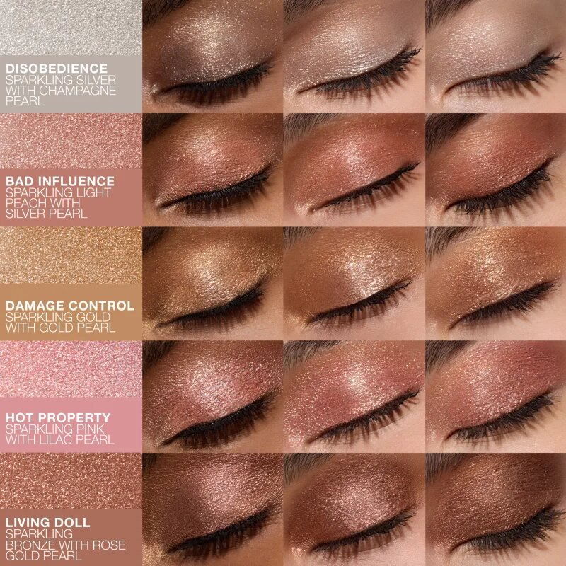 Nars Sparked Liquid Eyeshadow течни очни сенки с брокат цвят DAMAGE CONTROL 3.5 мл.