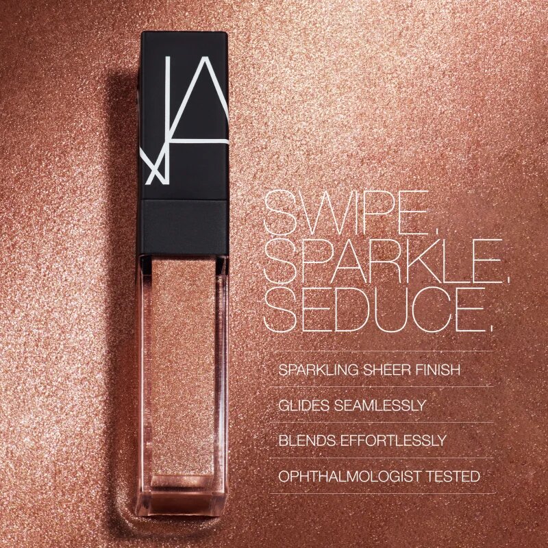 Nars Sparked Liquid Eyeshadow течни очни сенки с брокат цвят DAMAGE CONTROL 3.5 мл.
