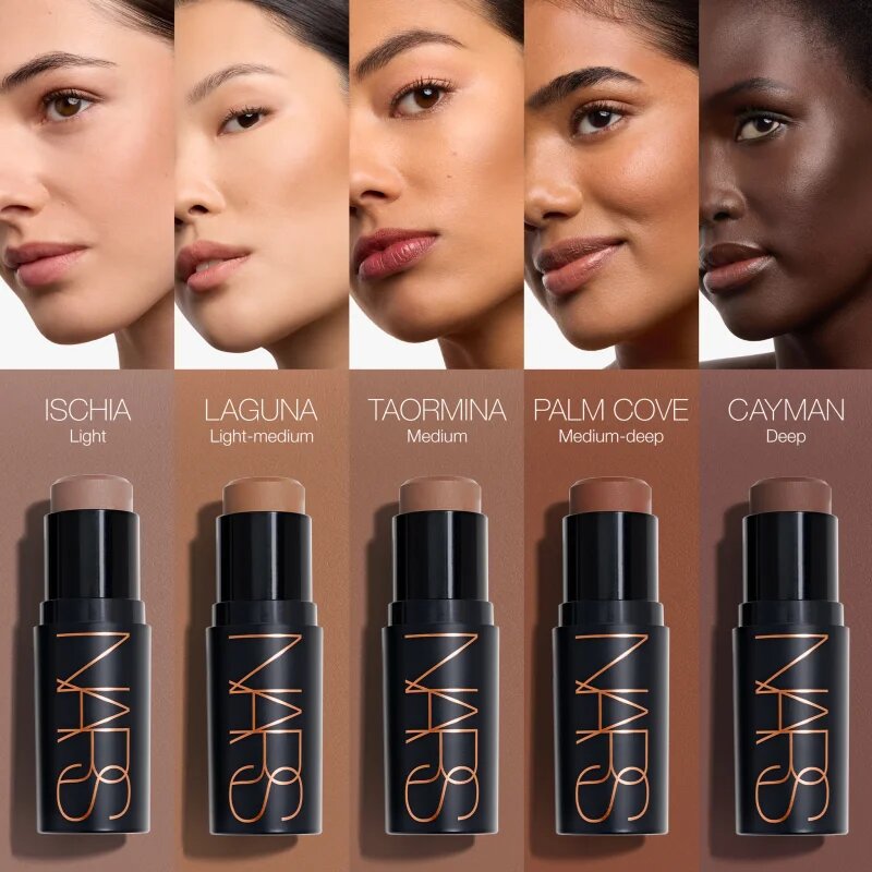Nars The Multiple Bronzing & Sculpting Stick бронзър-крем в стик цвят TAORMINA 8 гр.