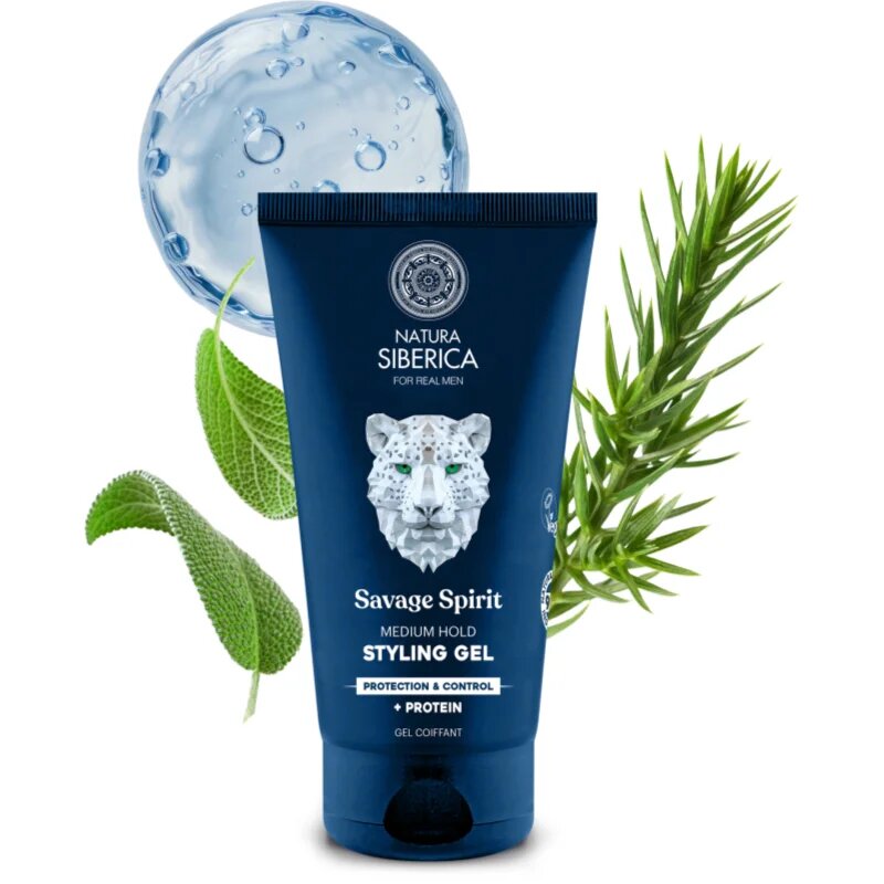 Natura Siberica Arctic Wild Savage Spirit стилизиращ гел За коса за мъже 150 мл.