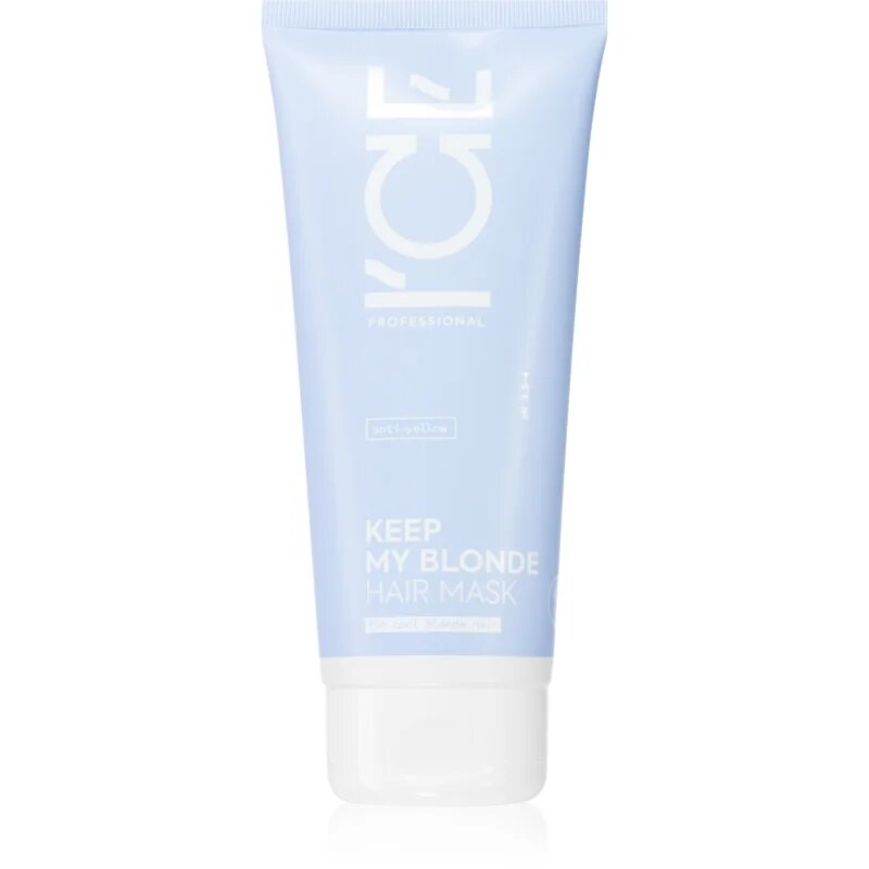 Natura Siberica ICE Professional Keep My Blonde регенерираща маска за изрусена коса коса с кичури със студени руси нюанси 200 мл.