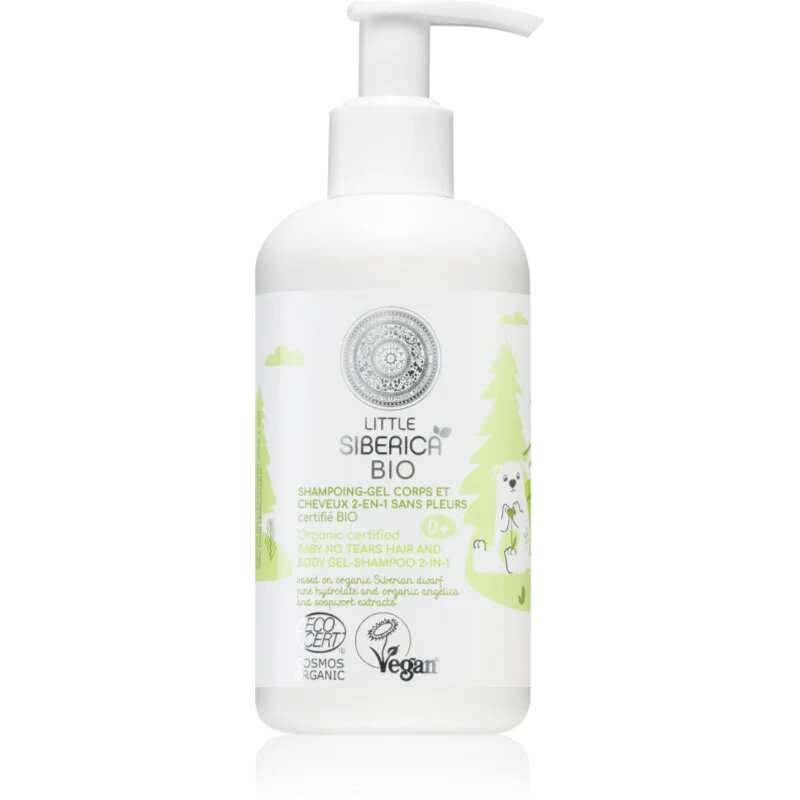 Natura Siberica Little Siberica BIO миещ гел за тяло и коса за деца от раждането им 250 мл.
