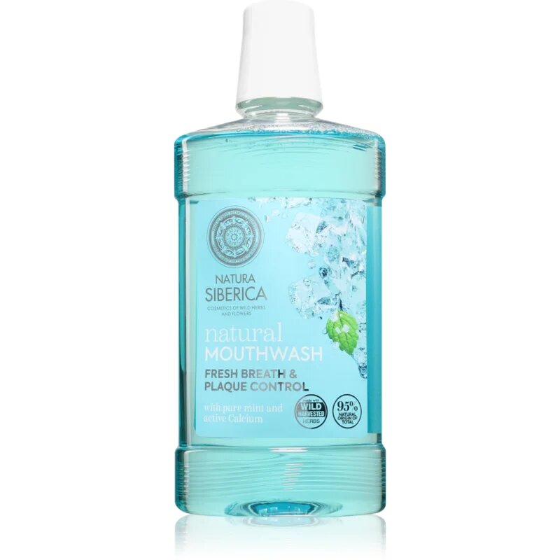 Natura Siberica Natural Mouthwash Fresh Breath & Plaque Control вода за уста за свеж дъх 520 мл.