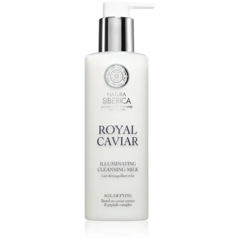 Natura Siberica Royal Caviar озаряващо почистващо мляко с хайвер 200 мл.
