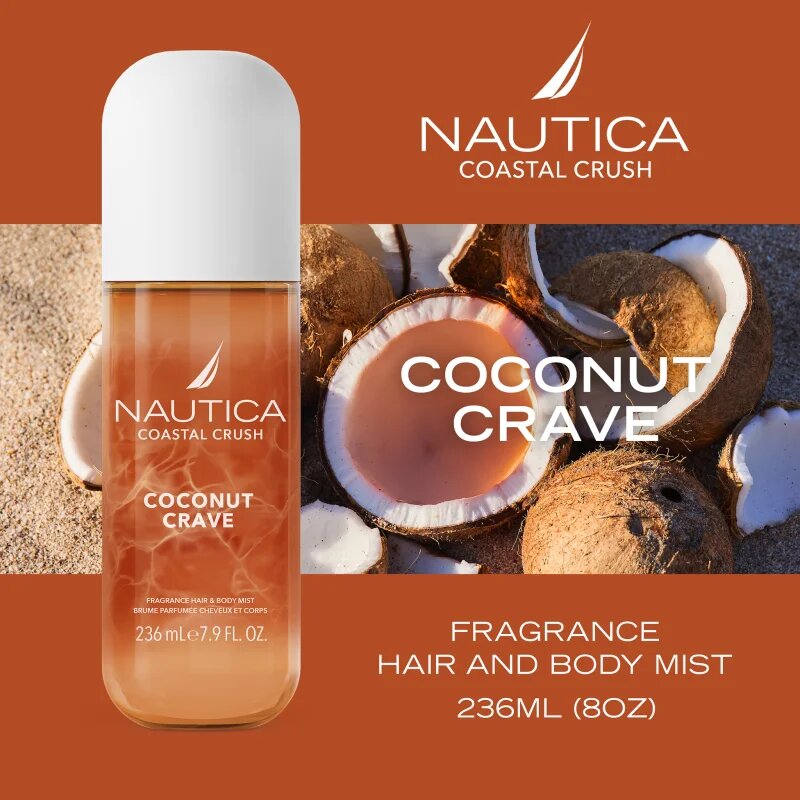 Nautica Coastal Crush Coconut Crave спрей за тяло за жени 236 мл.