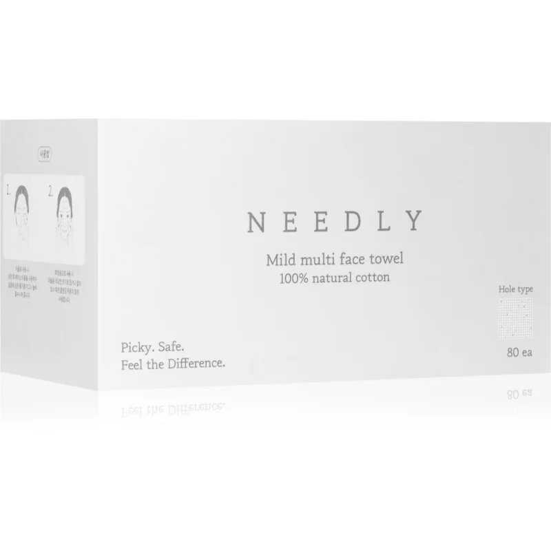 NEEDLY Mild Cleansing Multi Face Towel хавлия еднократен 80 бр.