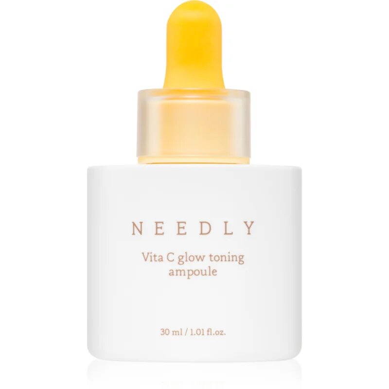 NEEDLY Vita C Glow Toning Ampoule озаряващ серум с витамин С за освежаване и изглаждане на кожата 30 мл.