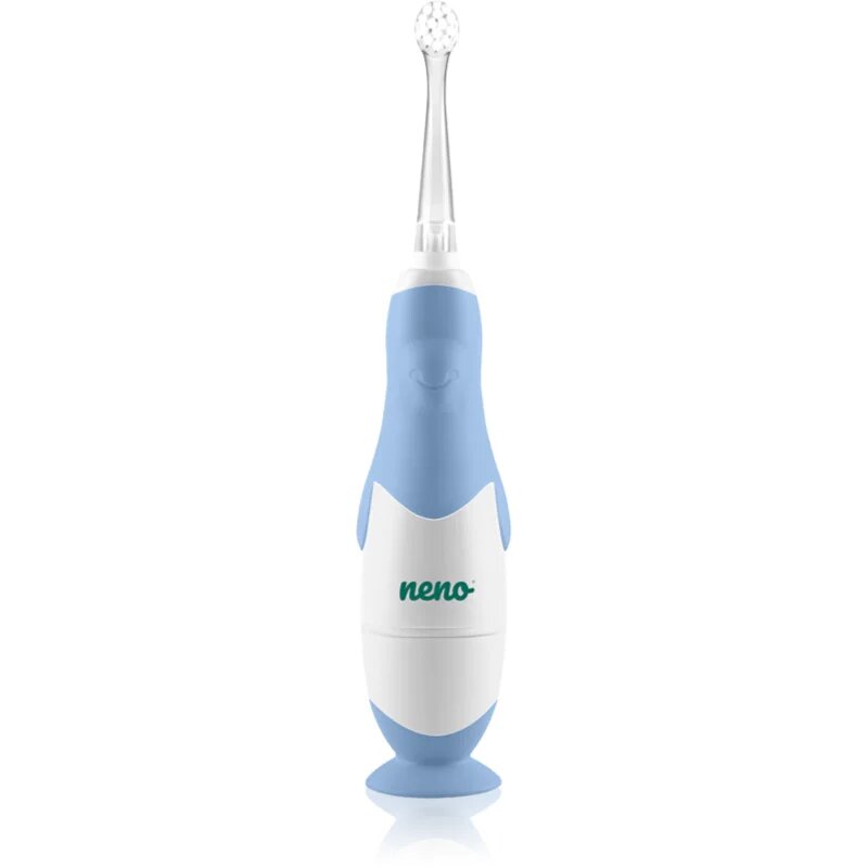 NENO Denti Blue 0-3 y детска електрическа четка за зъби със сменяеми батерии 1 бр.