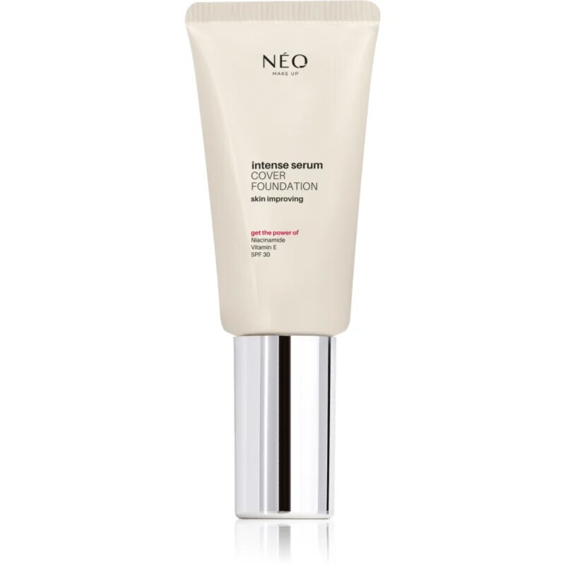 NEO MAKE UP Intense Serum Cover Foundation фон дьо тен за естествен вид SPF 30 цвят 03 Natural 30 мл.