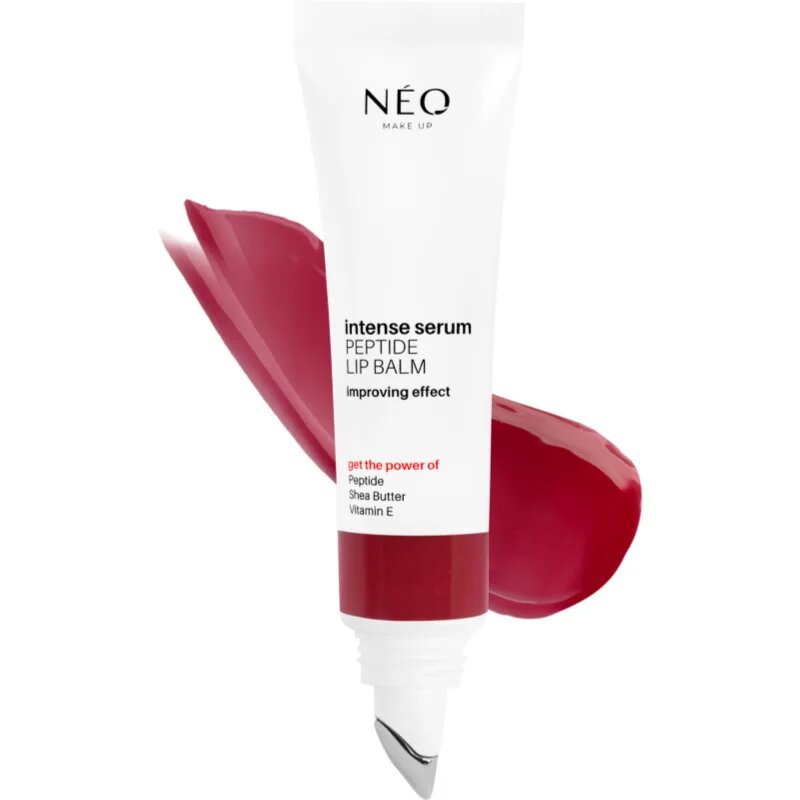 NEO MAKE UP Intense Serum Peptide Lip Balm интезивен балсам за устни с пептиди цвят 03 Perfect Berry 10 мл.