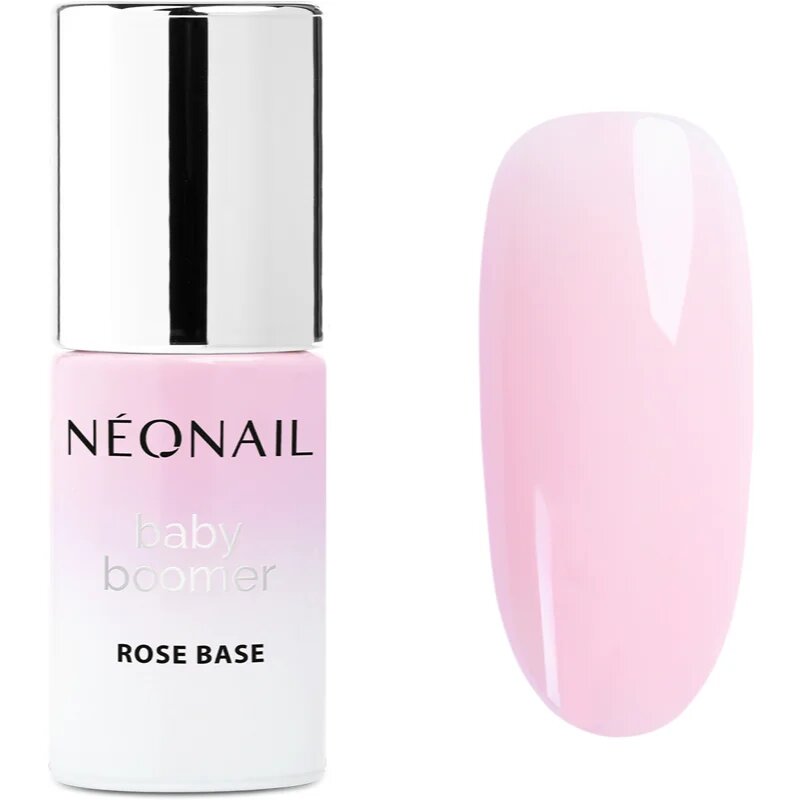 NeoNail Baby Boomer Base основен лак за нокти с гел цвят Rose 72 мл.