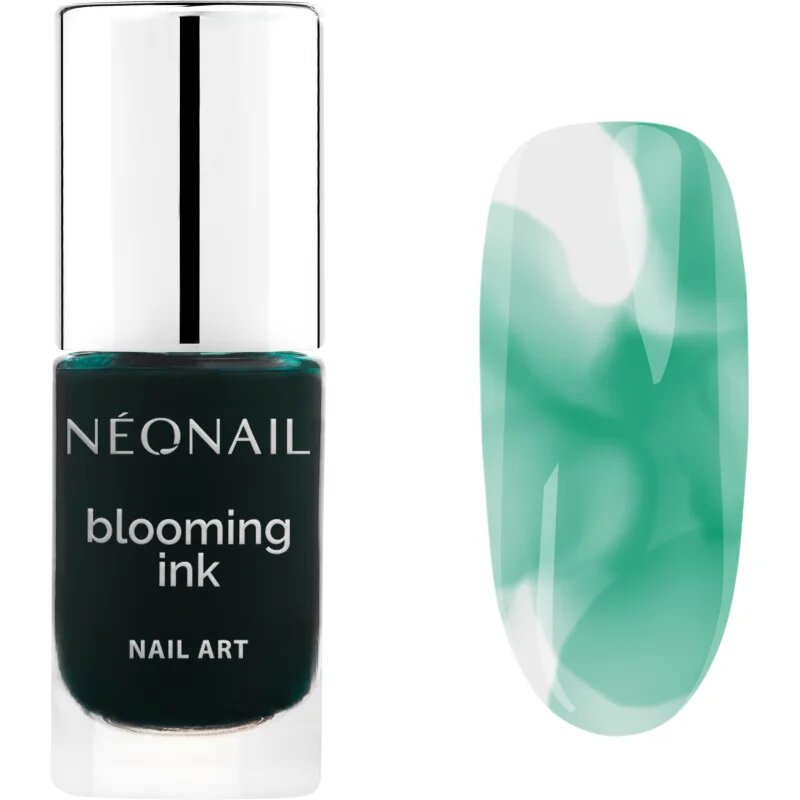 NeoNail Blooming Ink декоративен лак за нокти цвят Green 7.2 мл.