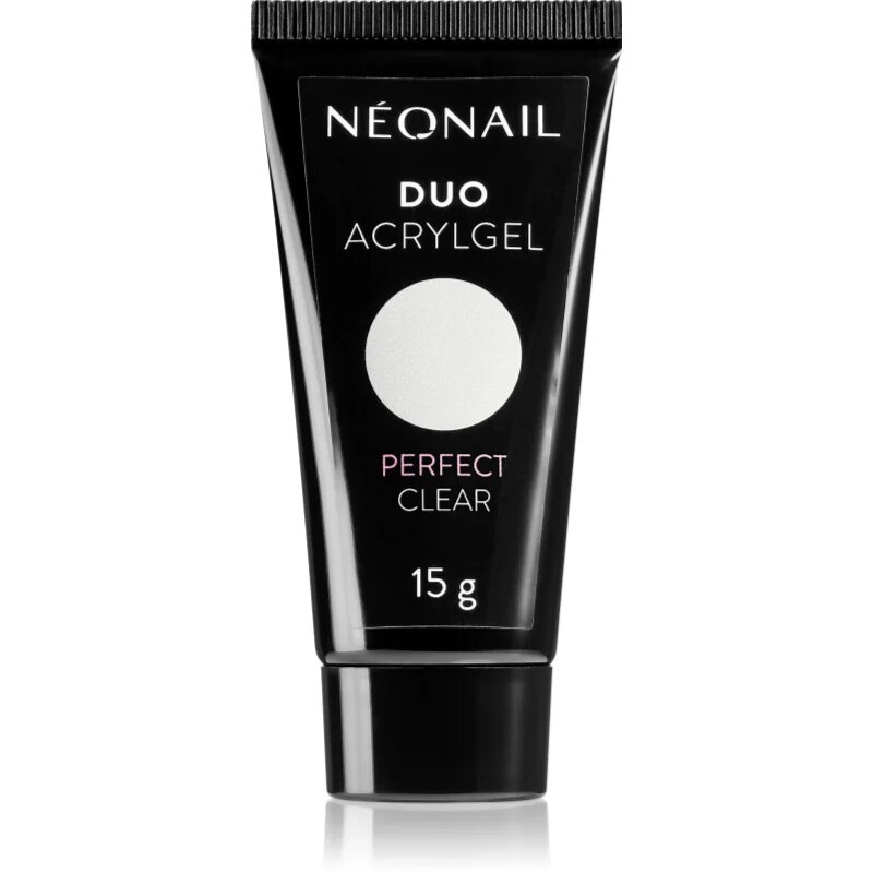 NeoNail Duo Acrylgel Perfect Clear гел за гел и акрилни нокти цвят Perfect Clear 15 гр.